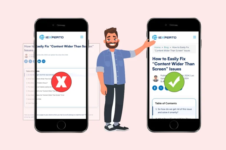 How to Easily Fix “Content Wider Than Screen” Issues
